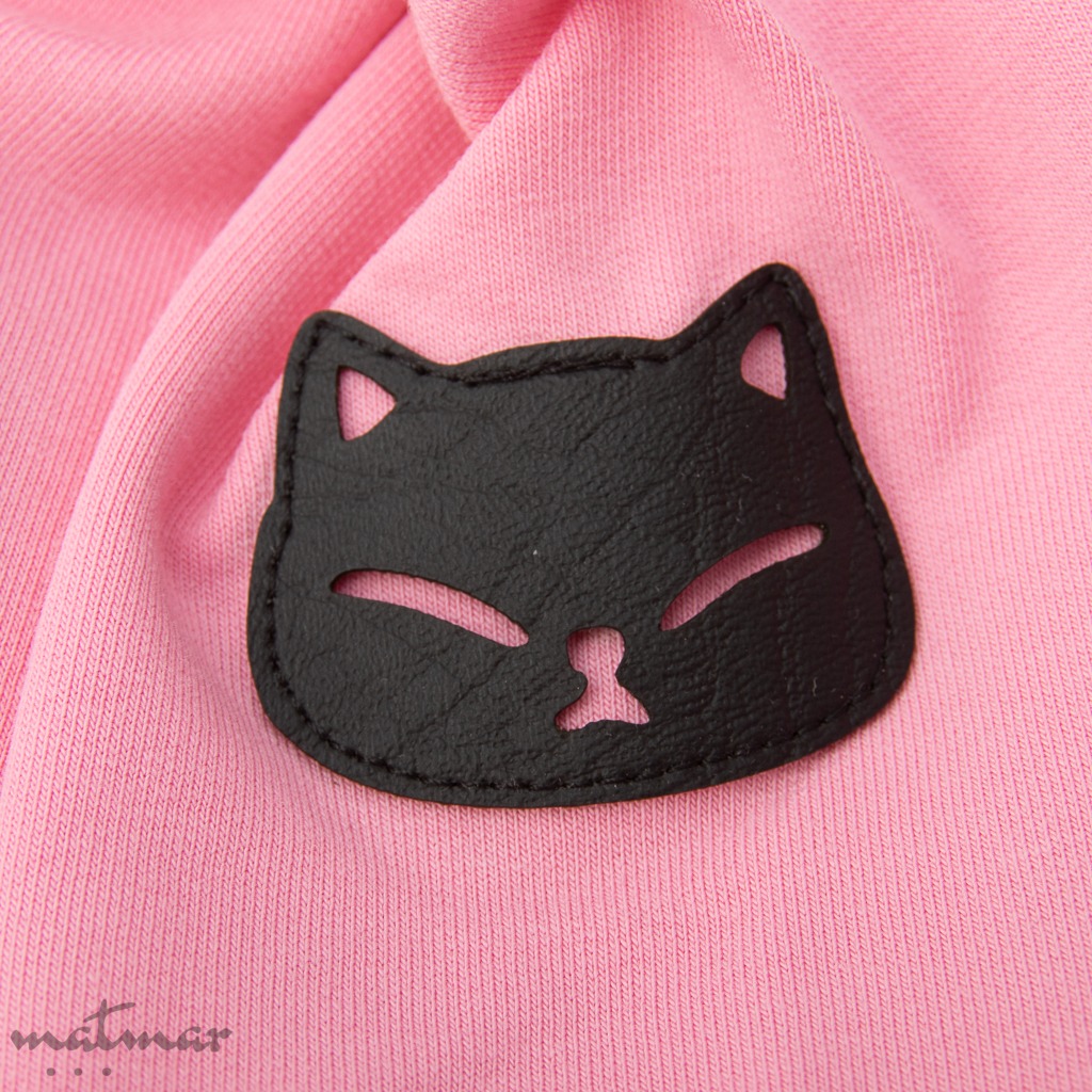 Kunstahast aplikatsioon siluett kassi pea