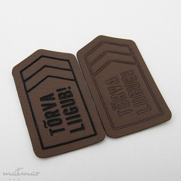 Kunstnahast silt – oma logo või kujundusega