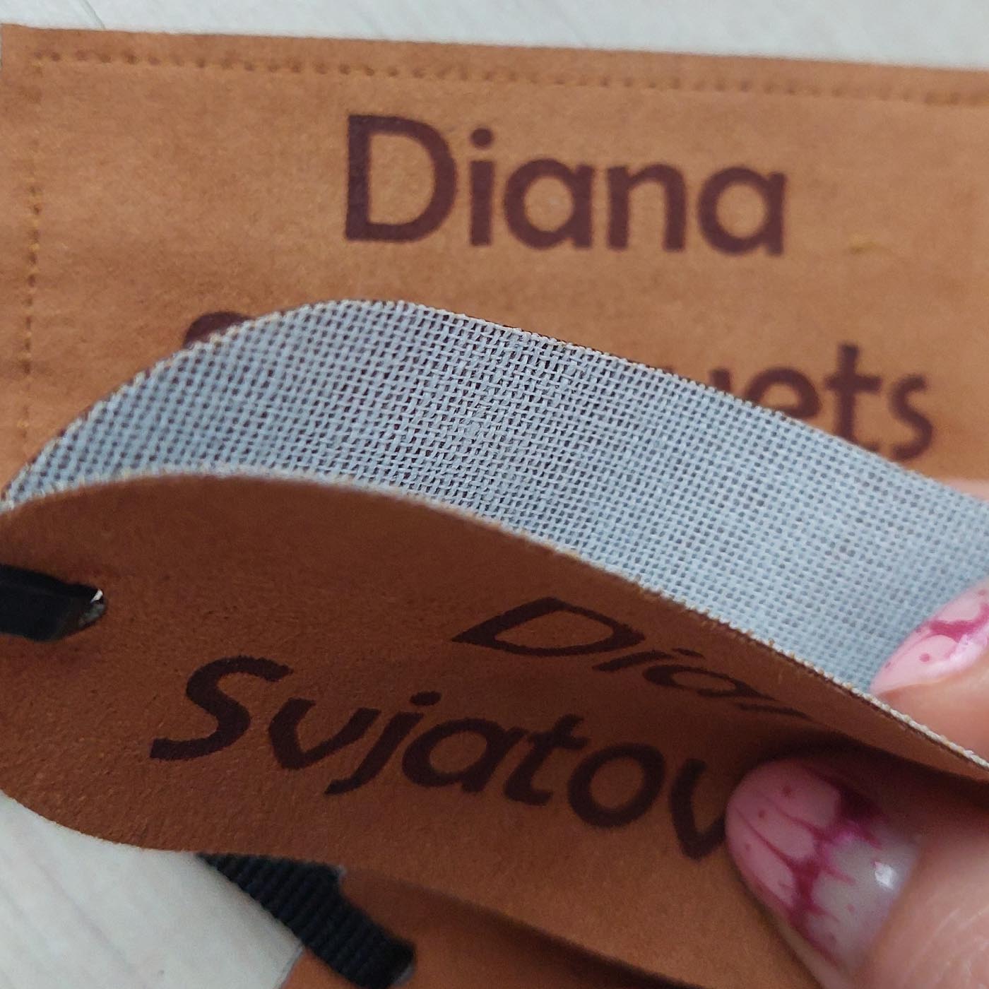 Pruun kangast eritellimus silt oma logo või kujundusega