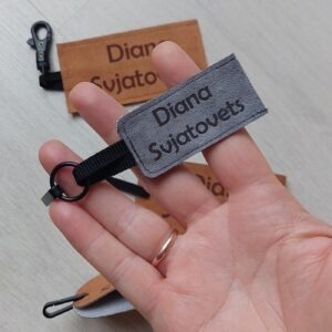 Hall seemisnahast  eritellimus silt oma logo või kujundusega