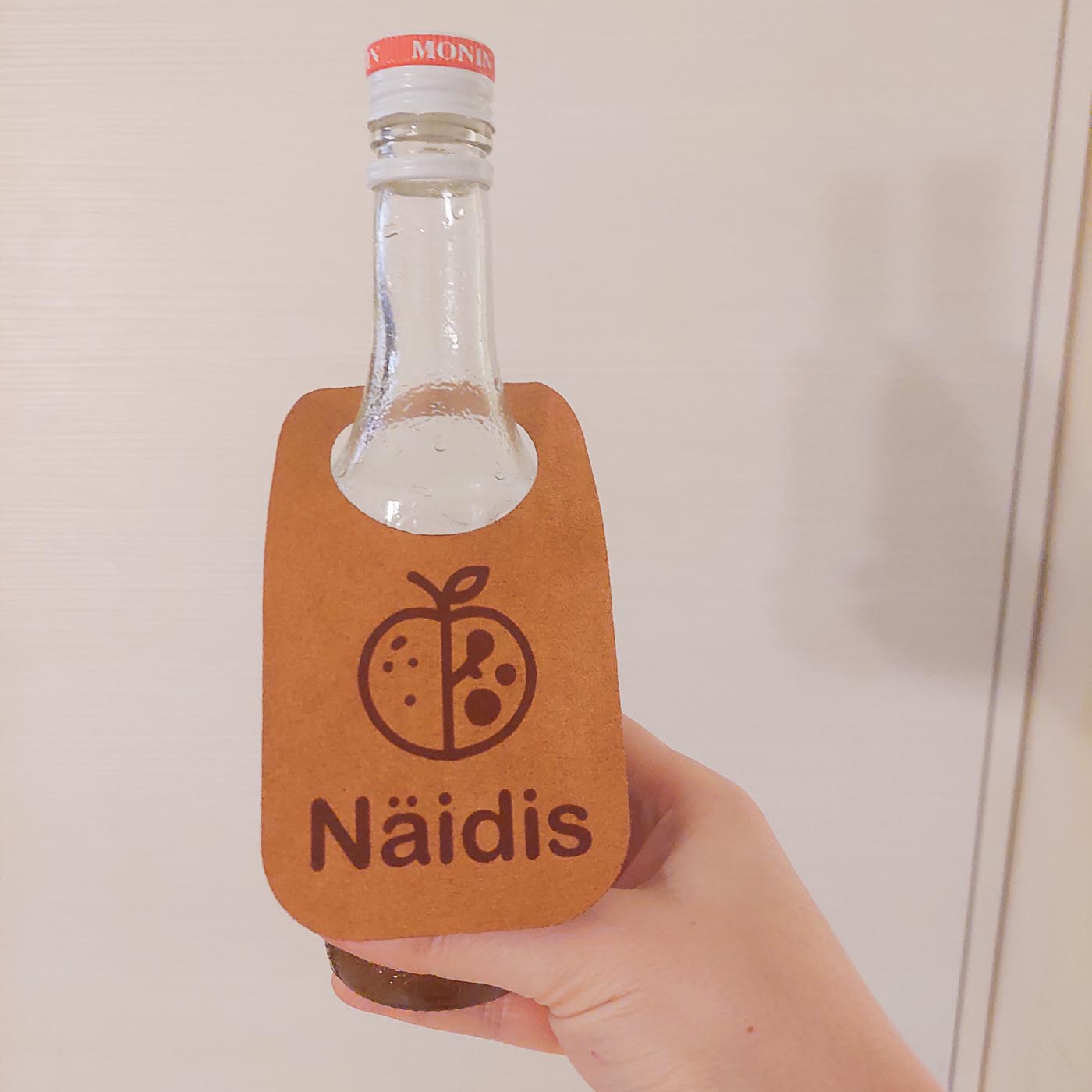 Pruun kangast eritellimus silt oma logo või kujundusega