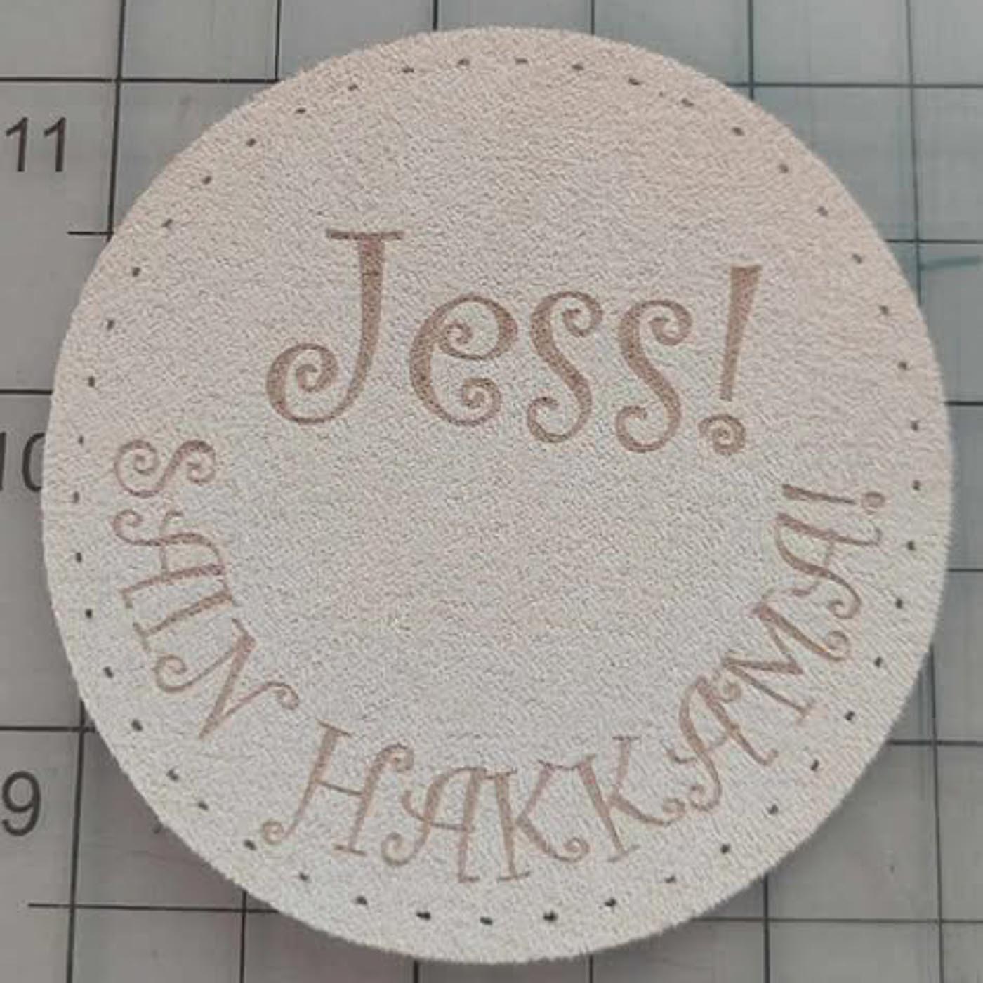 Kunstnahast  eritellimus silt oma logo või kujundusega