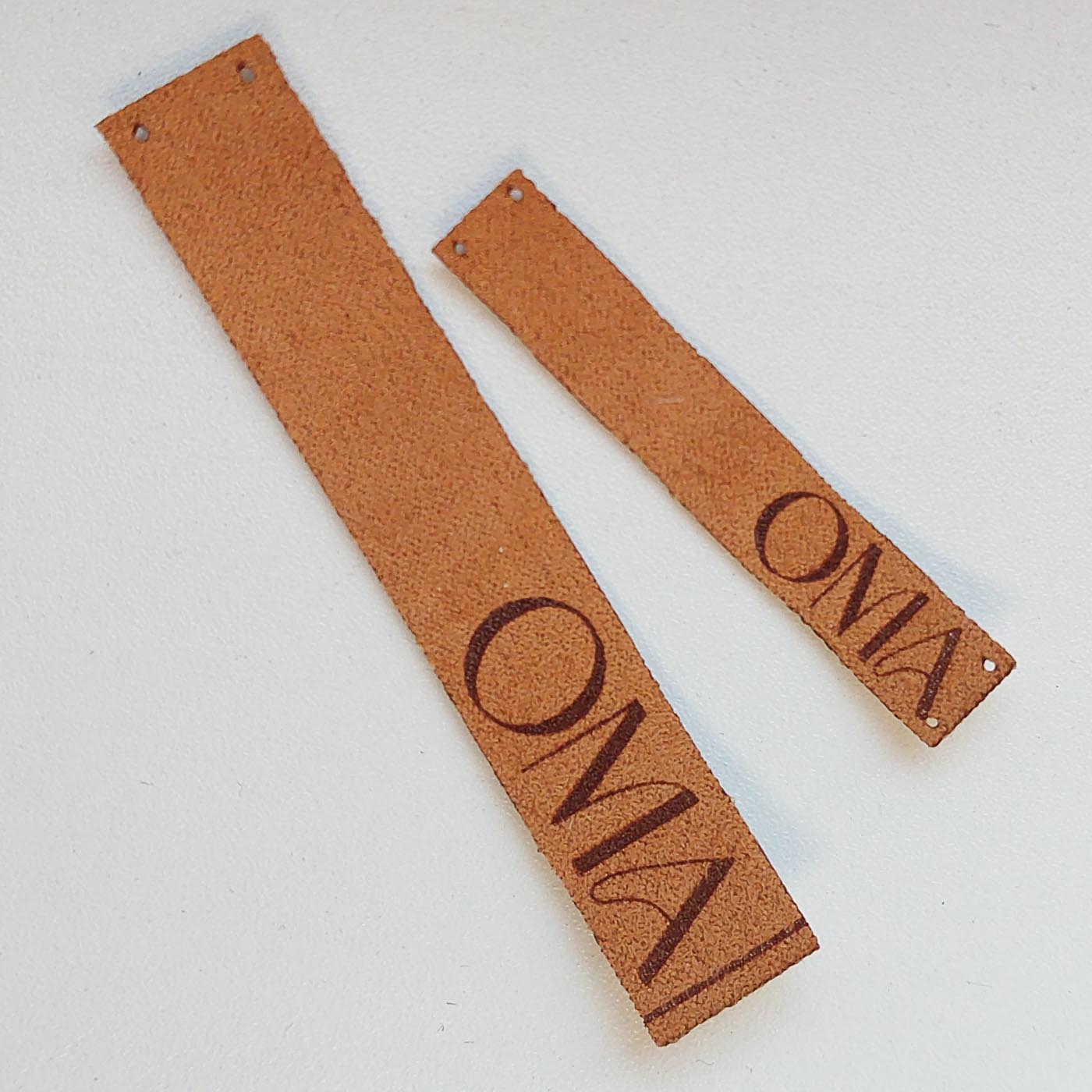 Pruun kangast eritellimus silt oma logo või kujundusega