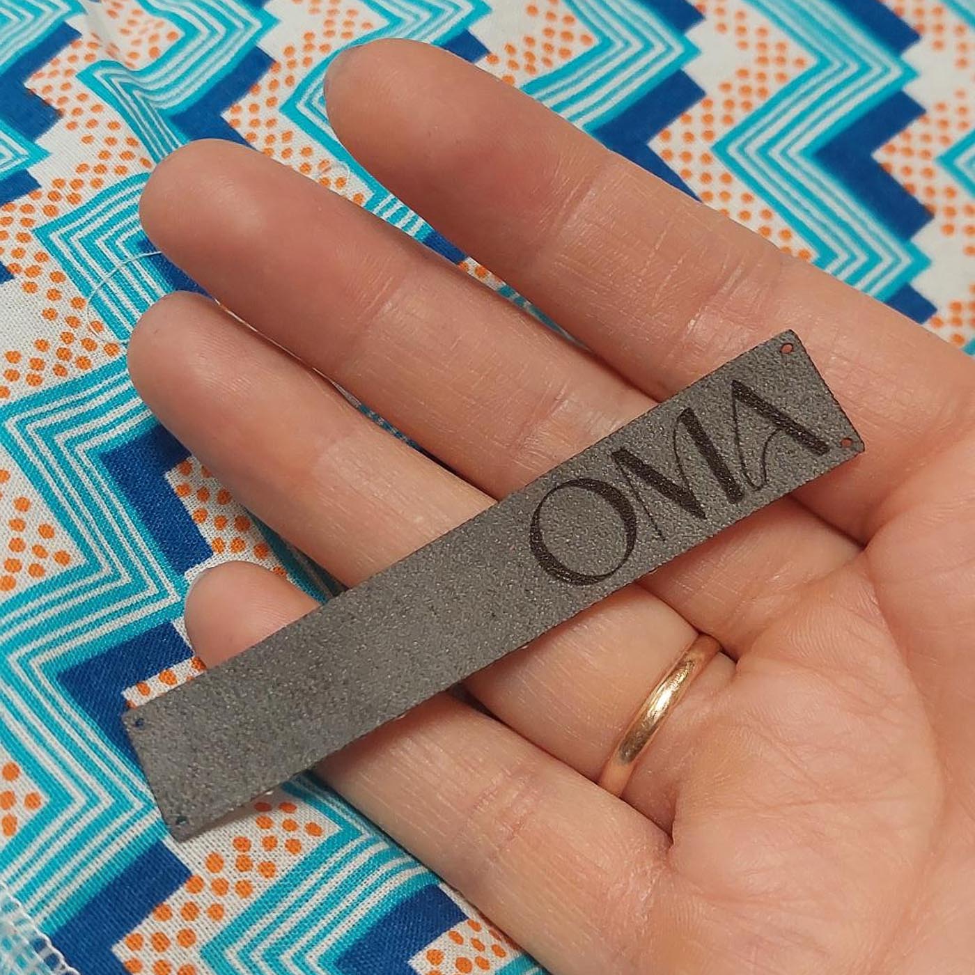 Hall seemisnahast eritellimus silt oma logo või kujundusega