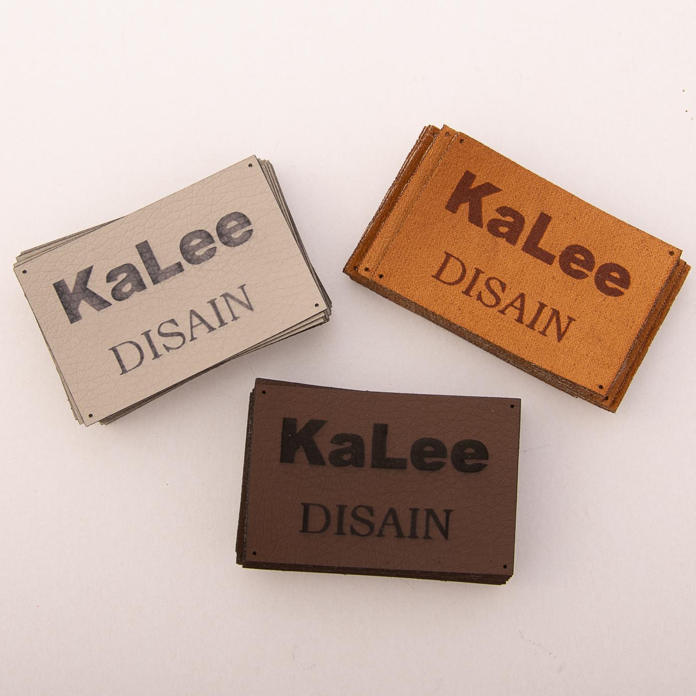 Pruun kangast eritellimus silt oma logo või kujundusega