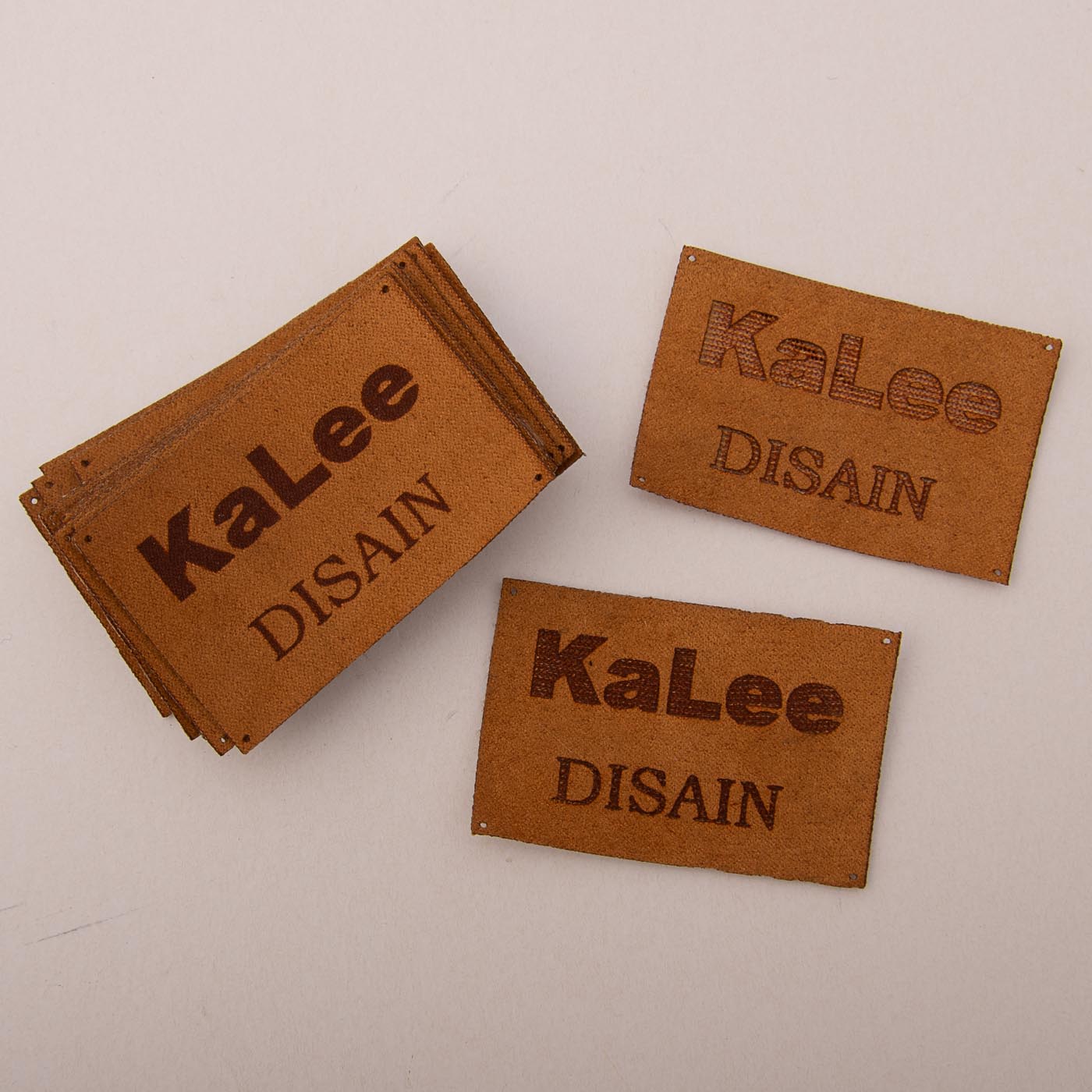 Pruun kangast eritellimus silt oma logo või kujundusega