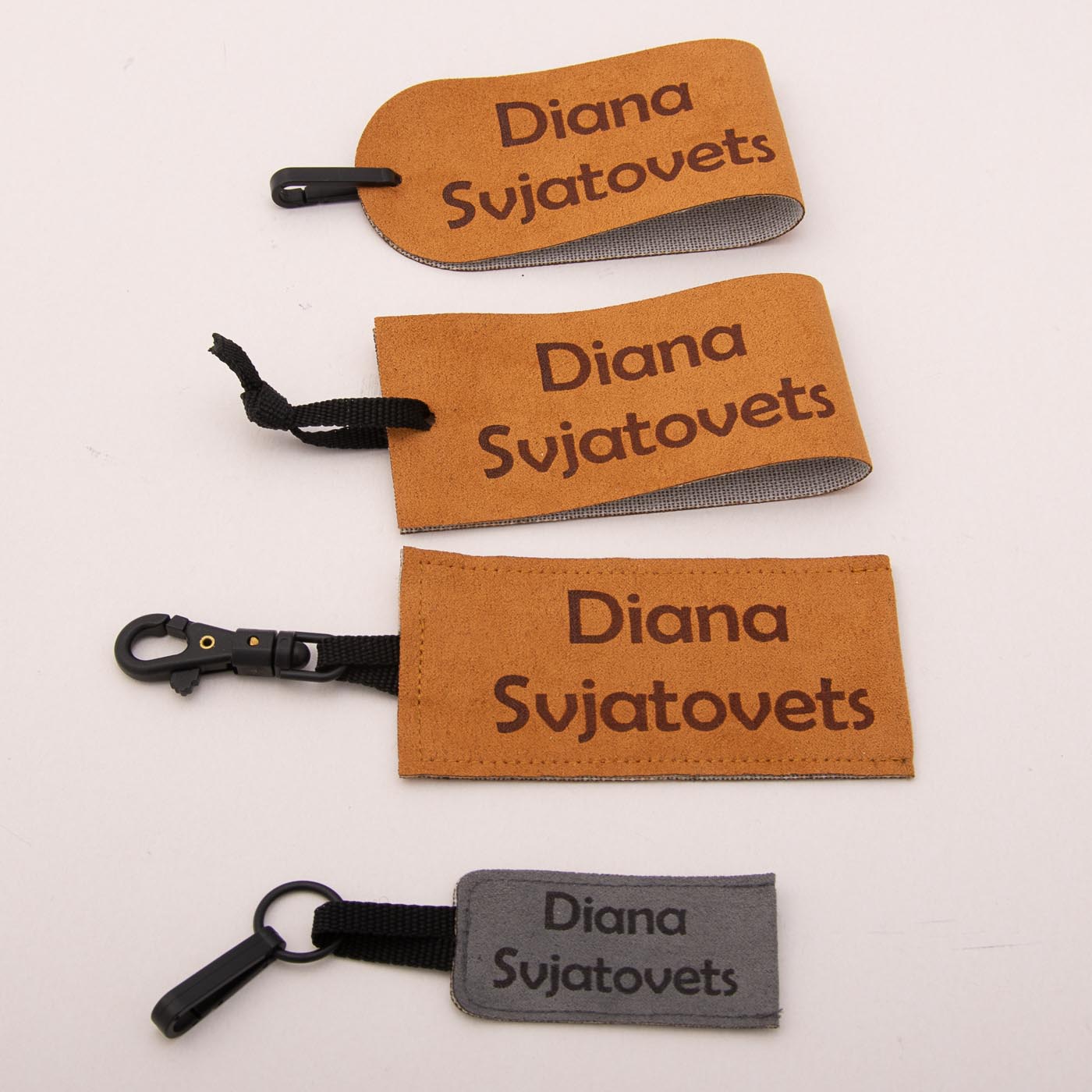 Pruun kangast eritellimus silt oma logo või kujundusega